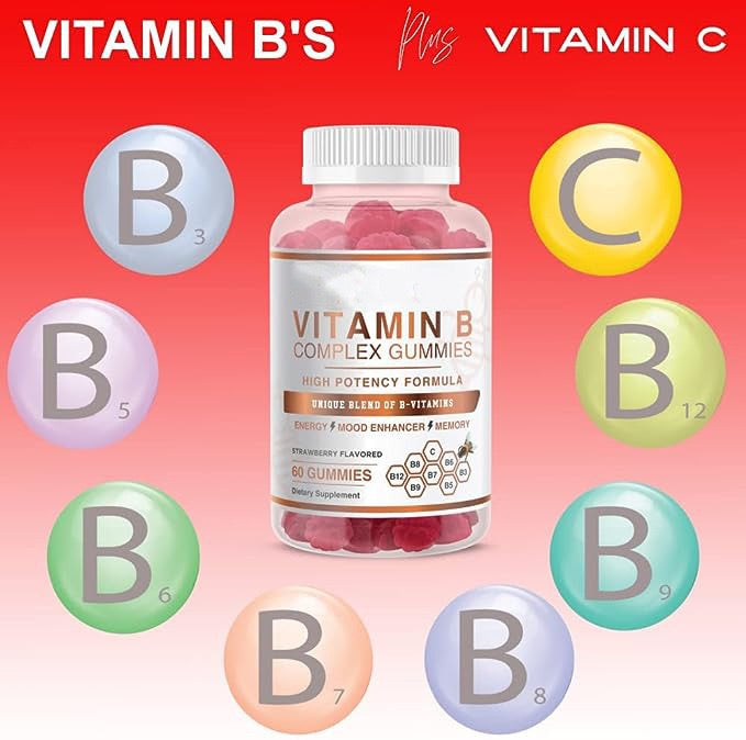 Vitamin B Complex Gummies – Full B-spectrum