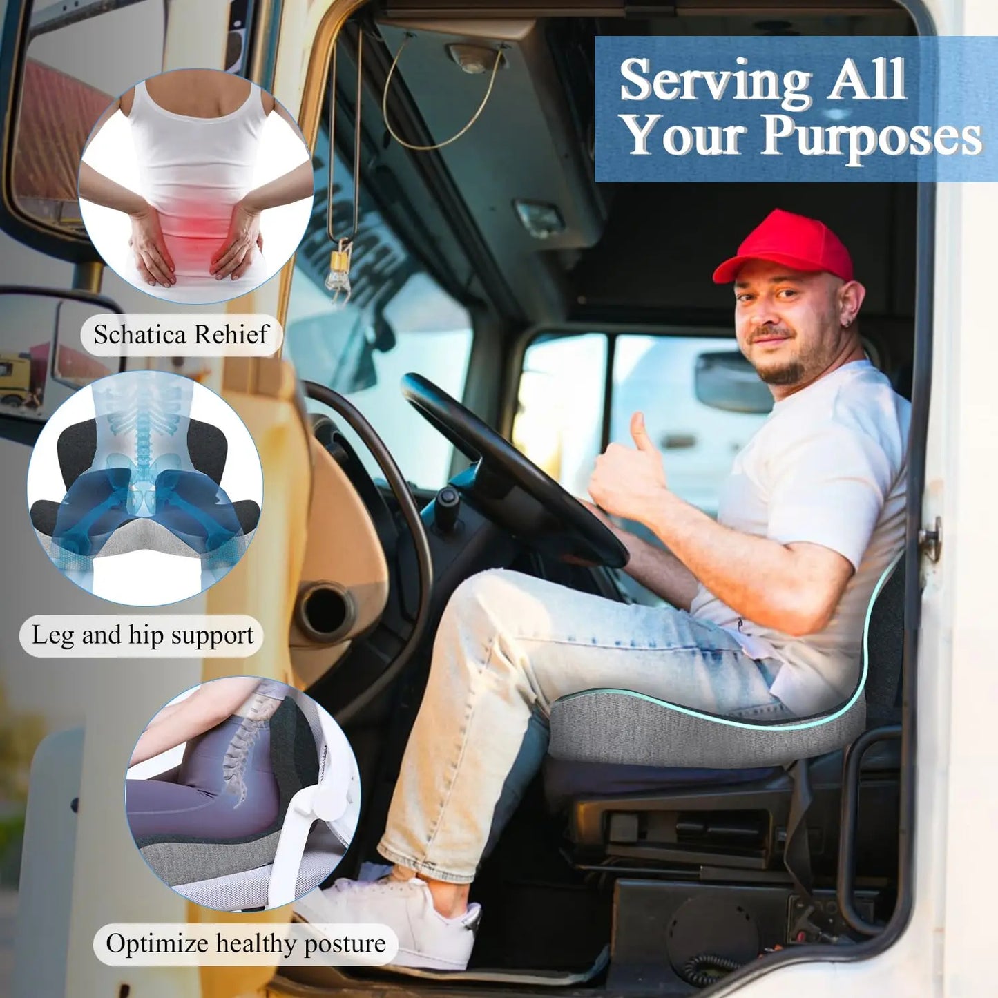 Comfort+™ Seat cushion