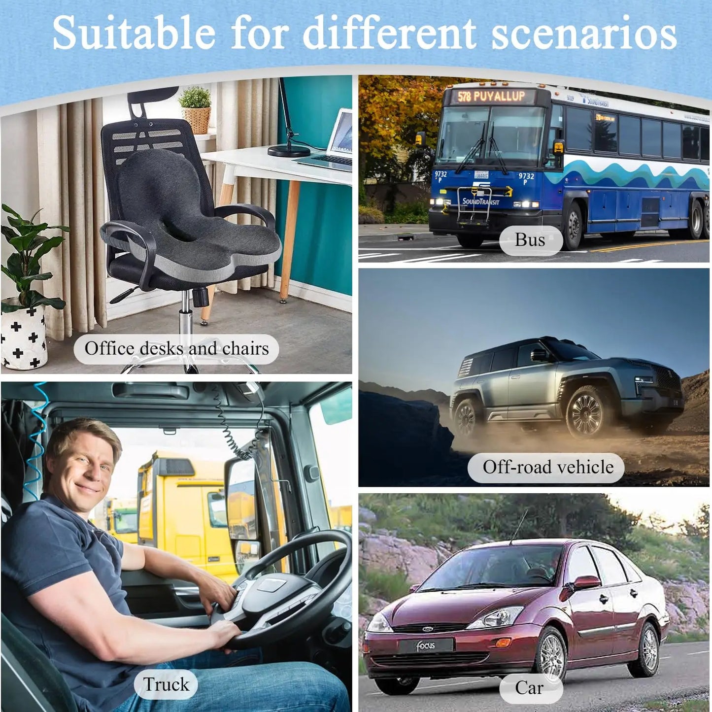 Comfort+™ Seat cushion