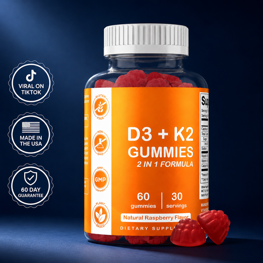 Romira Vitamin D3 + K2 Premium Raspberry Gummies