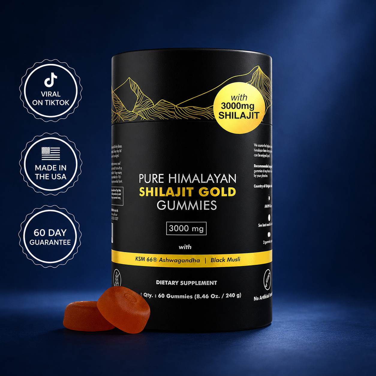 Romira Libido Boost Shilajit Gummies