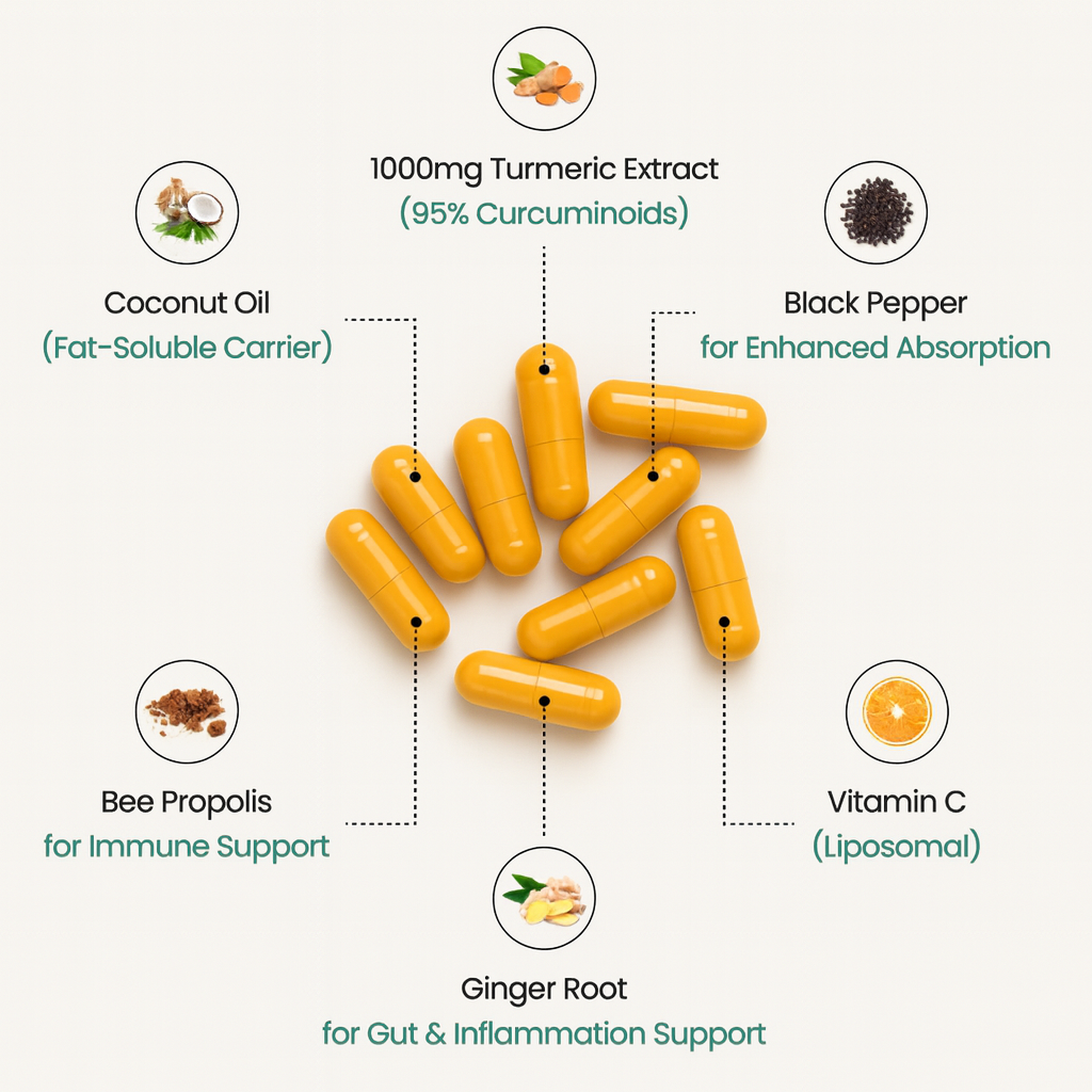 Turmeric Curcumin Natural Pain Relief