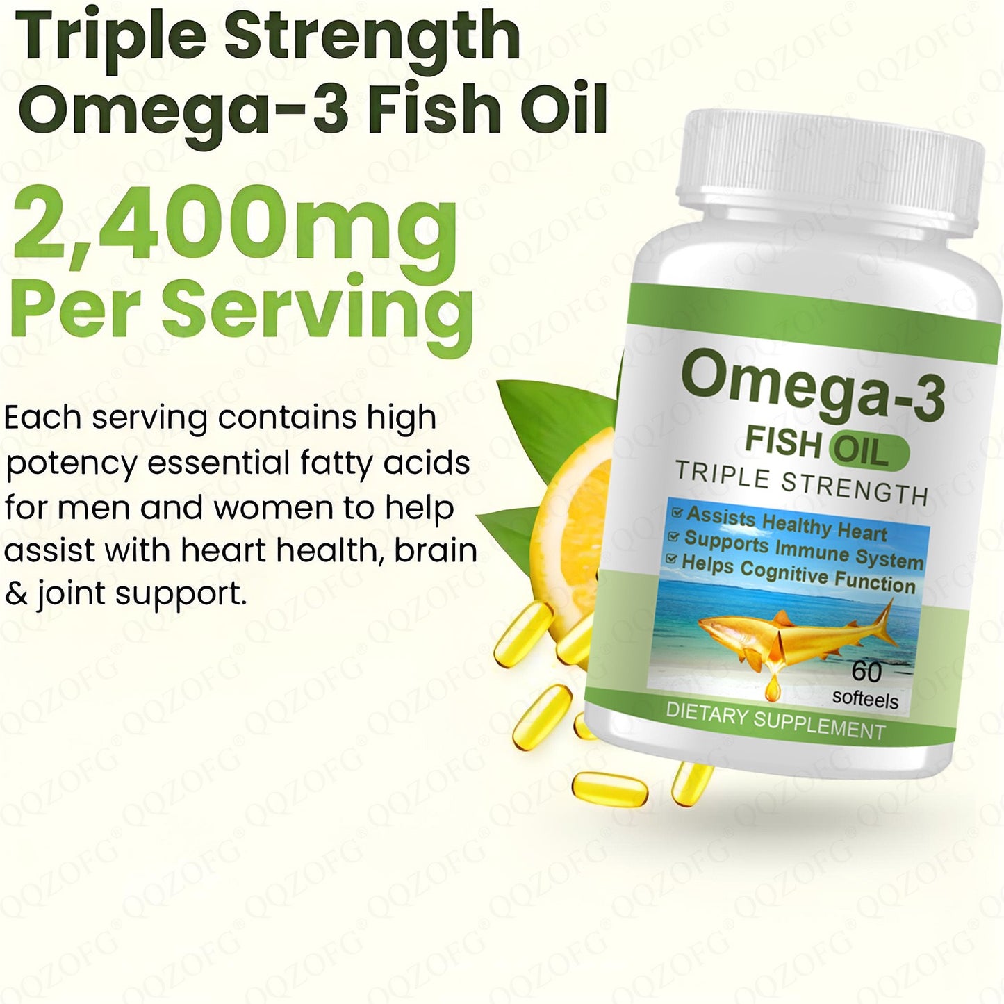 Omega-3 Fish Oil Triple Strength