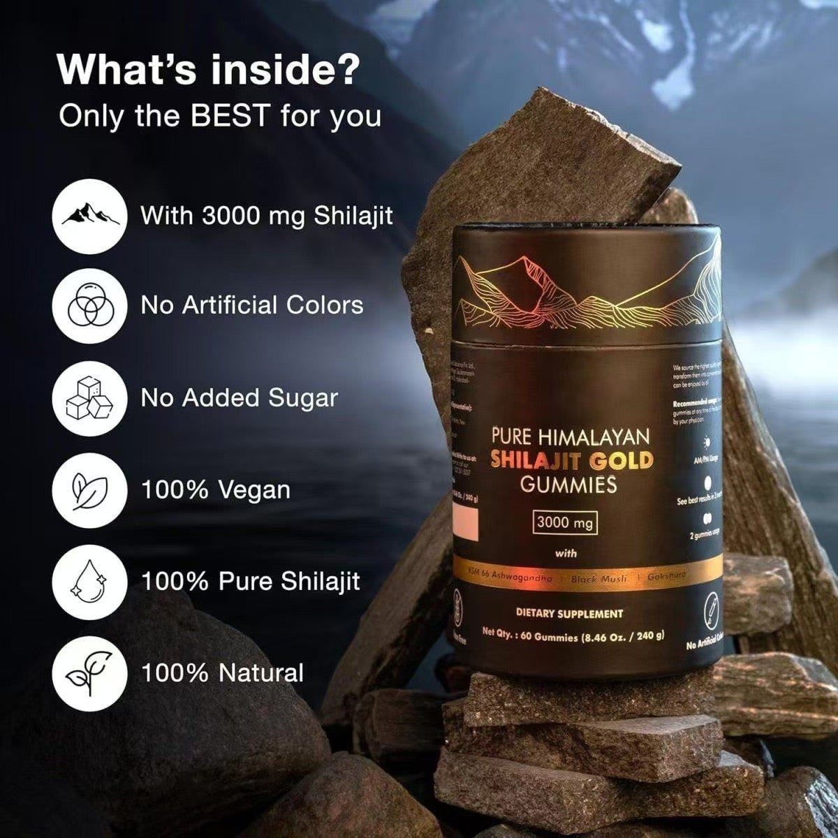 Romira™ Libido Boost Shilajit Gummies