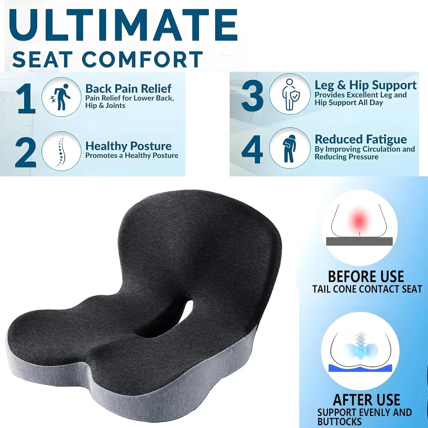 Comfort+™ Seat cushion