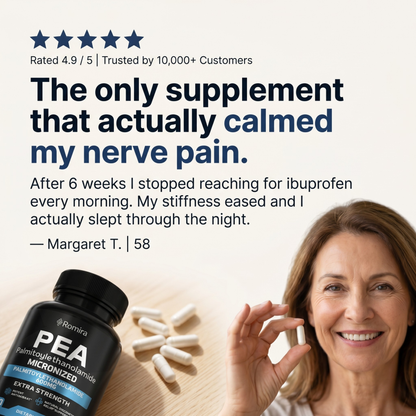 Romira PEA 600mg | Daily Nerve & Joint Comfort Support