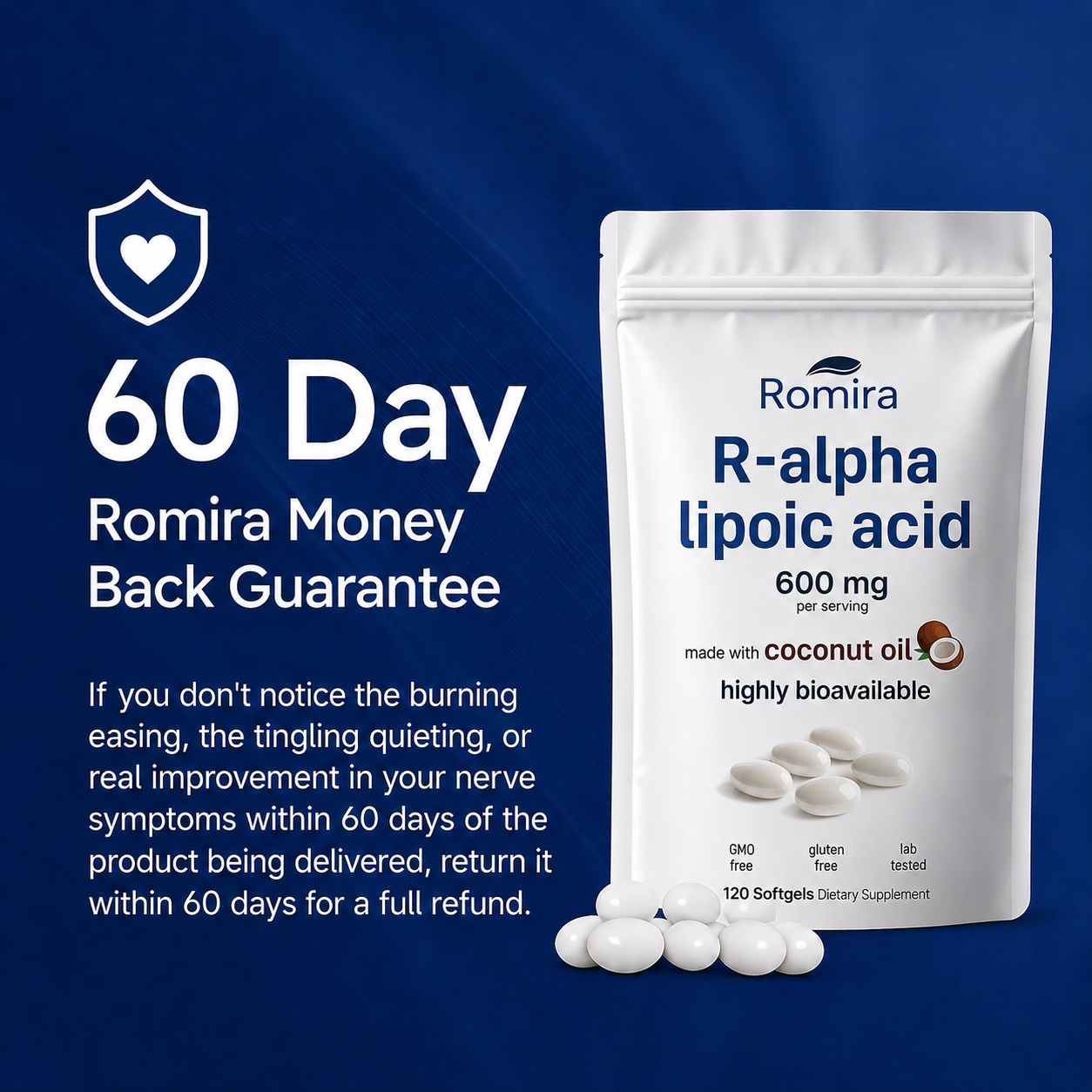R Alpha Lipoic Acid Capsules (600mg)