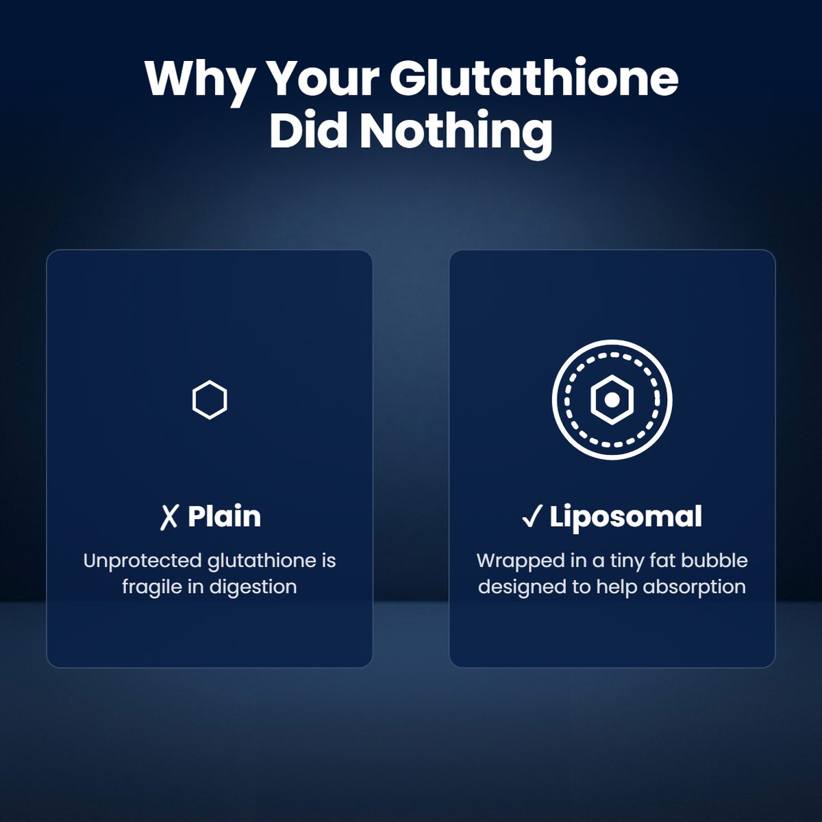 Why your glutathione did nothing